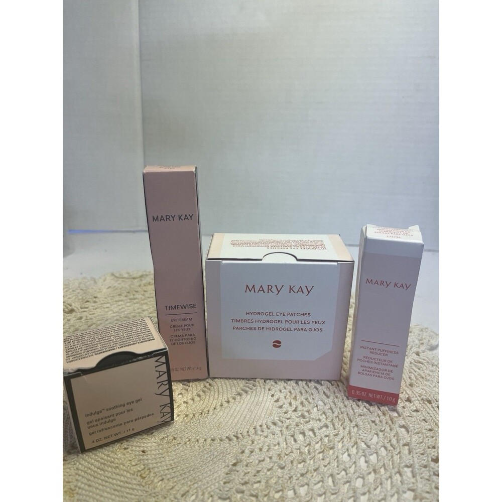 Mary Kay Love Your Eyes Hydrogel Eye Patches Eye Cream Gel Puffiness Reducer NIB